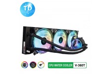 Tản Nhiệt Nước VSP Heatsink CPU Cooler V-360T LED RGB - Hàng chính hãng VSP phân phối